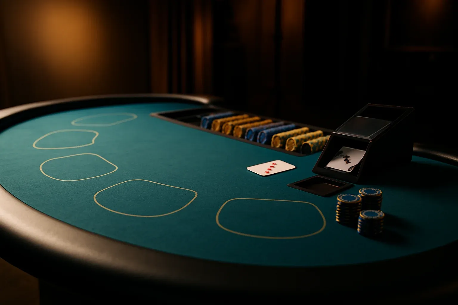Ultra-realistic live blackjack table in premium Philippine casino studio lighting